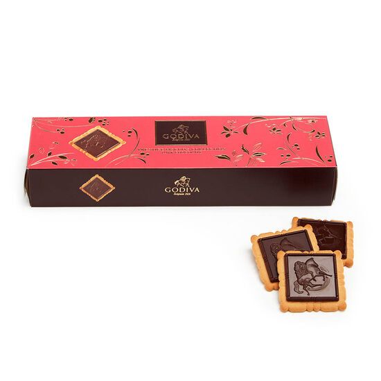 Lady Godiva Dark Chocolate Biscuits, 12 pc. | Godiva