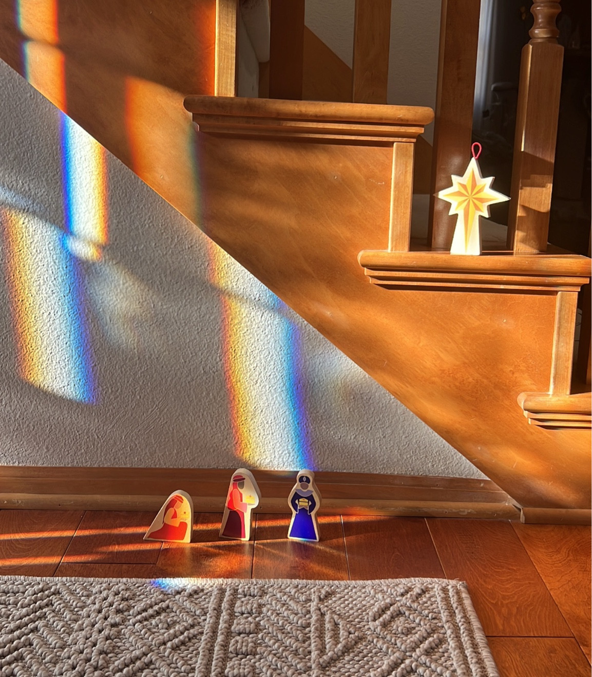 A beloved daily Advent activity in our house—couldn’t be easier. We move the star after kids go to bed & in the morning, our kids each move a Wise Man near to where we put the star as they “follow" it to the manger. Comes with a full nativity set & a book! Love that the pieces are indestructible for my wild crew 🌟

#LTKKids #LTKmomlife #LTKHoliday