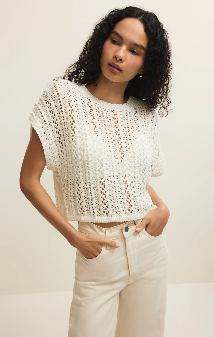 Ballast Crochet Sweater Top | Z Supply
