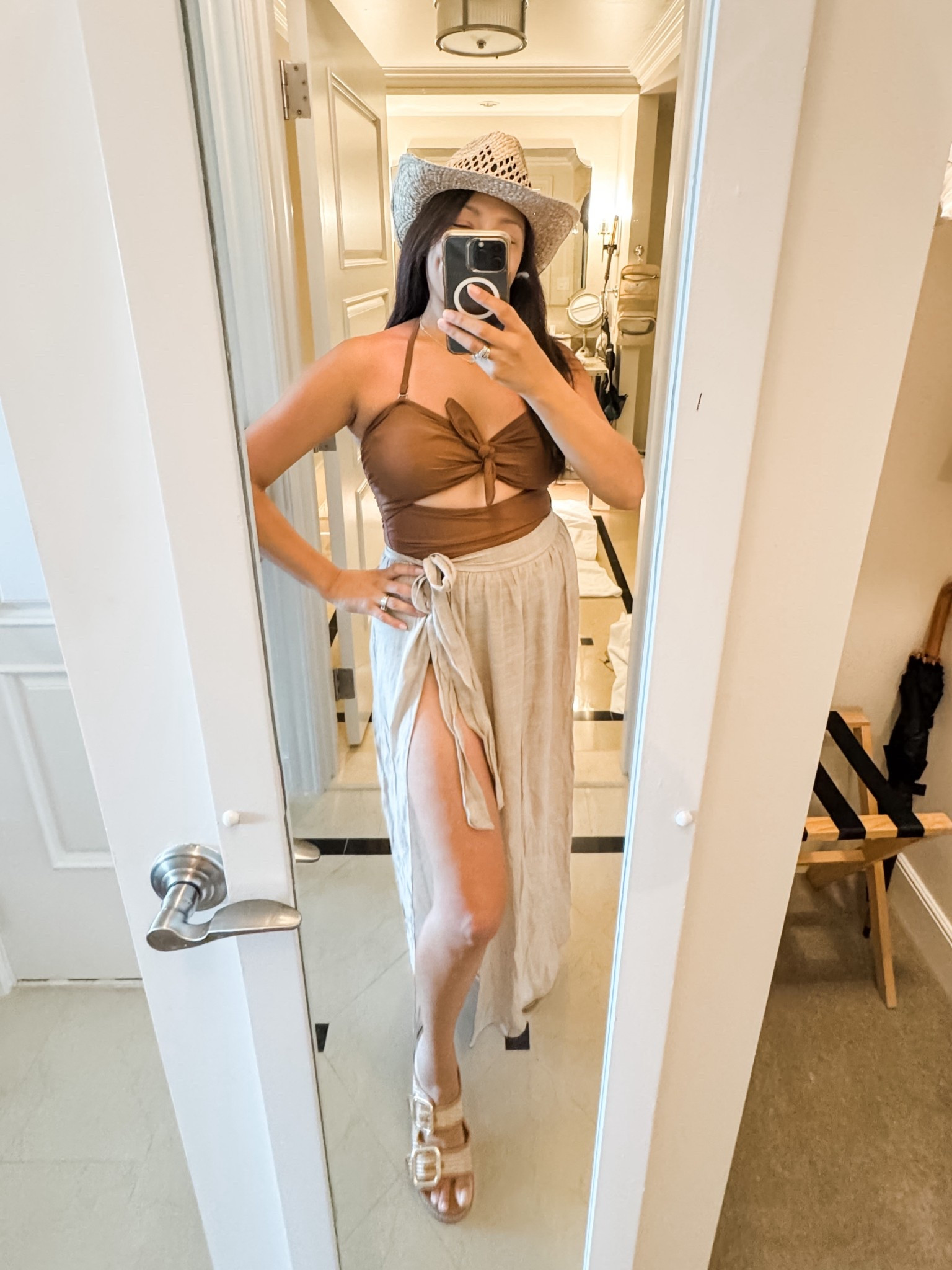 Give me breezy neutrals and a good vacay vibe, and I’m all in. 

Linked the look:
▫️ Cut-out swimsuit (removable strap)
▫️ Lightweight sarong layered
▫️ Sun hat = instant vacation energy
▫️ Gold buckle slides (my feet said thank you)

#ResortStyle #LTKtravel #VacationOutfit #OnePieceTwoWays #ChicAndComfy #PoolsideLook


#LTKSeasonal #LTKOver40 #LTKFindsUnder50

Linked the look:
▫️ Cut-out swimsuit (removable strap)
▫️ Lightweight sarong layered
▫️ Sun hat = instant vacation energy
▫️ Gold buckle slides (my feet said thank you)

#ResortStyle #LTKtravel #VacationOutfit #OnePieceTwoWays #ChicAndComfy #PoolsideLook


#LTKSeasonal #LTKOver40 #LTKFindsUnder50