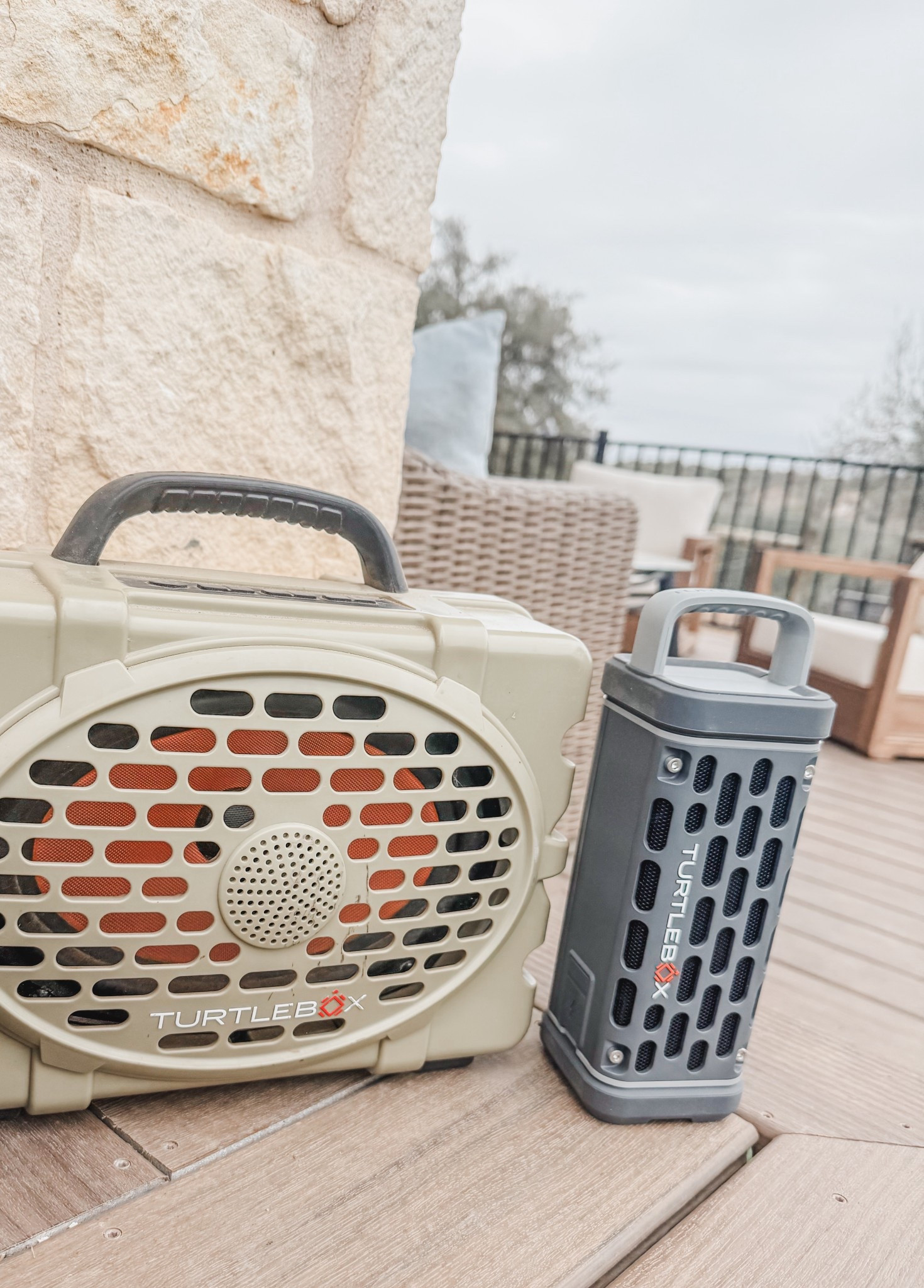 Our favorite Bluetooth speakers - Turtlebox! The original is my go to for all ranch/farm projects and activities. It gets so loud and is a pretty indestructible, we’ve had it for several years. Then this Christmas we just added the turtlebox ranger (portable Bluetooth speaker) mainly for golfing. The ranger is magnetic and will stick and hold to the golf cart even  through bumps and turns.  

Great gift for your man or upgrade to your travel speaker 🔊 

Golfing, magnetic speaker, parties, outdoor speaker 

#LTKMens #LTKHome #LTKActive