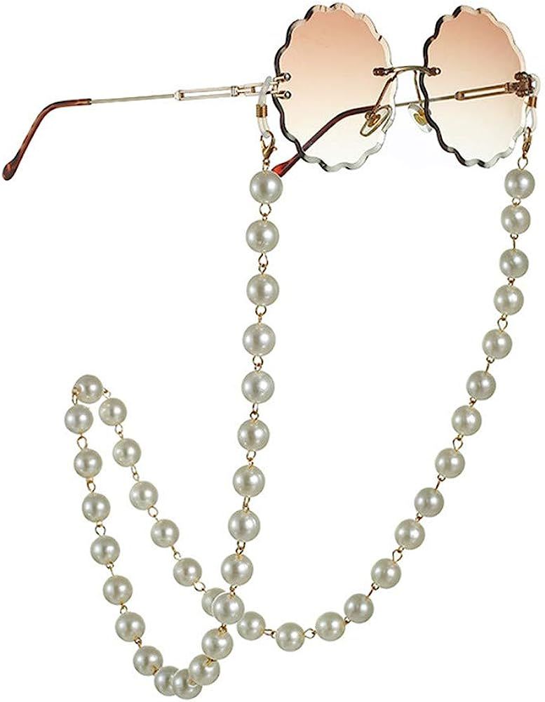 Beaded Eyeglass Chain Sunglasses Holder Strap Eyewear Retainer Lanyard | Amazon (US)