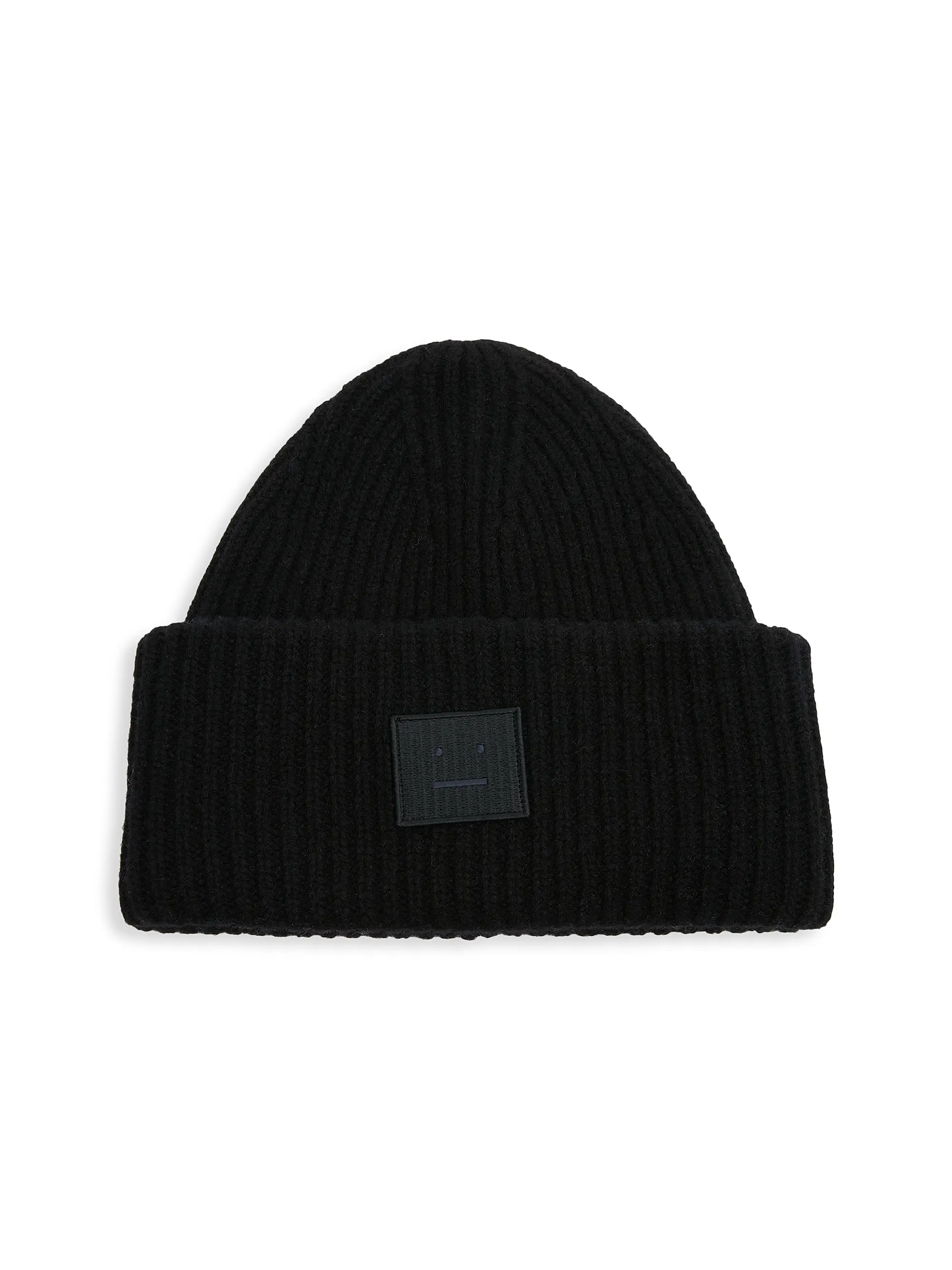 Acne Studios Pansy-N-Face Wool Beanie | Saks Fifth Avenue | Saks Fifth Avenue