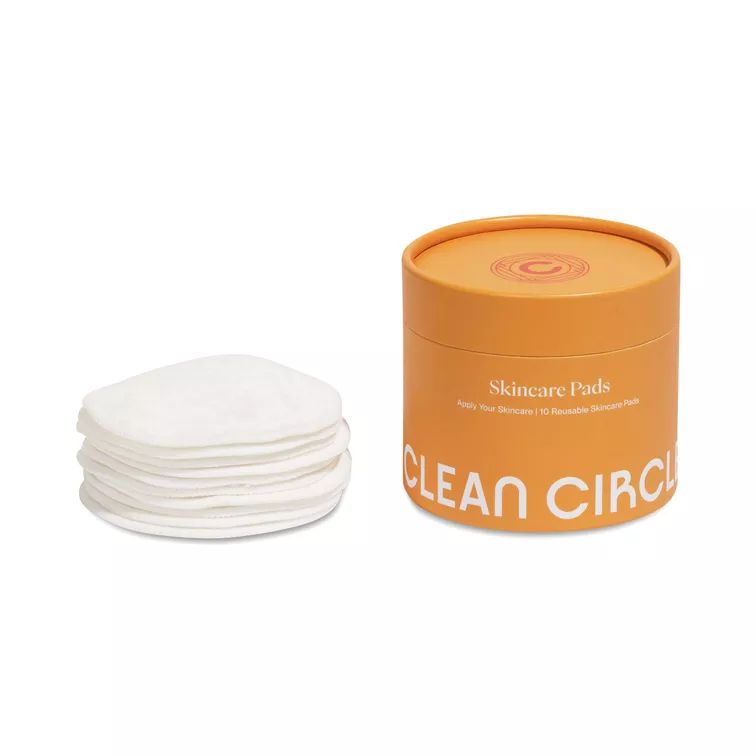 Clean Circle, Reusable Bamboo Velour Skincare Pads | Thrive Market