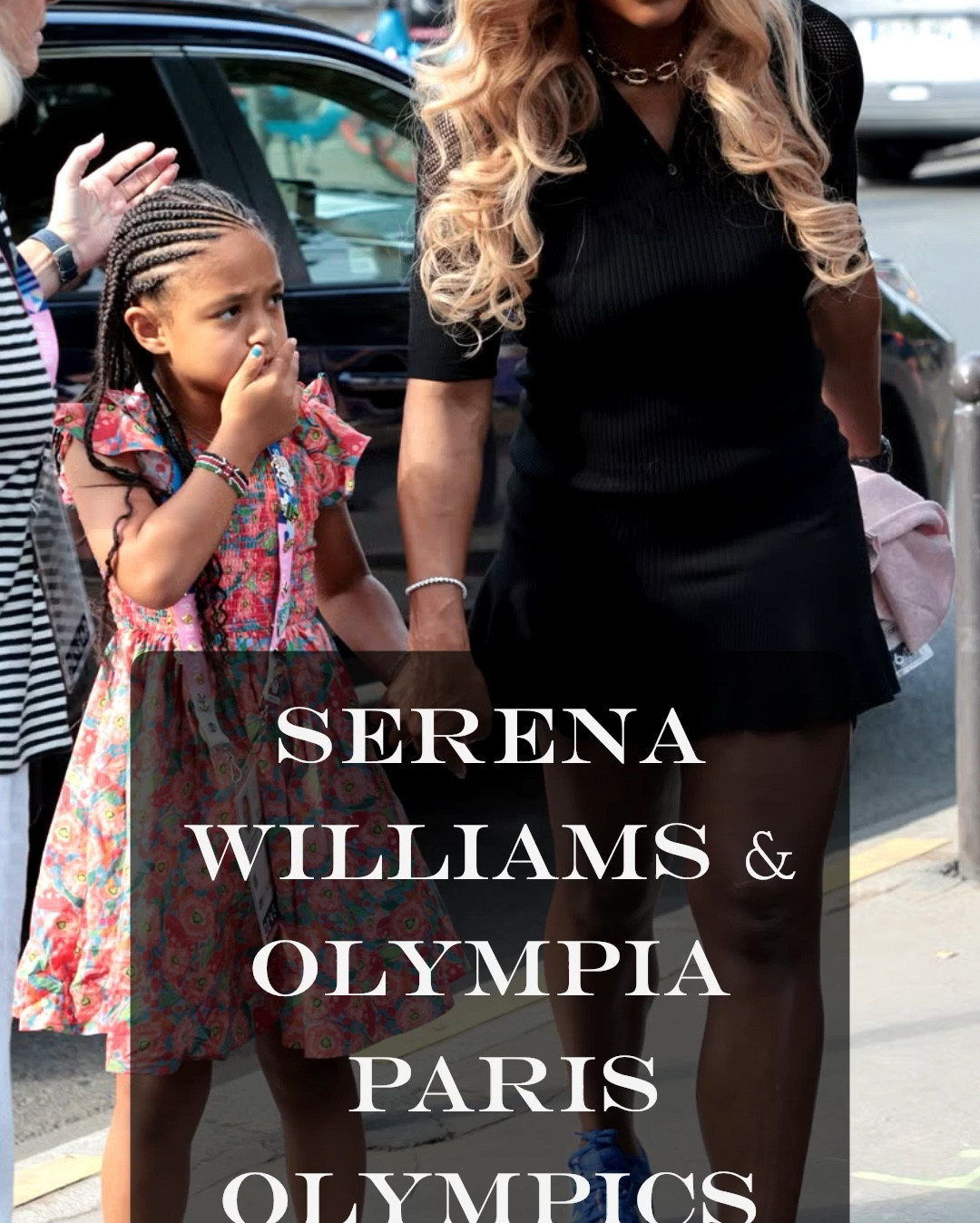 Serena Williams Daughter Olympia at Paris 2024 Olympics. Watching the Women’s Gymnastics Olympic Finals. Olympia looks so pretty wearing this bright pink floral poppy Ivy City Co. mini Hattie Dress 👗.  This sweet dress also comes in baby and mommy sizes. Serena wore a sporty Off-white black tennis 🎾 shirt and shirt. Shop the look online at my LTK shop or blog. #serenawilliams #olympiaohanian #luxuryliving #celebritystyle #celebstyle

#LTKFamily #LTKStyleTip #LTKKids