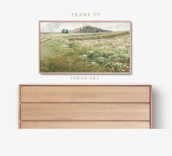 Frame Tv Vintage Art, Vintage Spring Digital Art, Vintage Spring Landscape, Vintage Spring Painti... | Etsy (US)