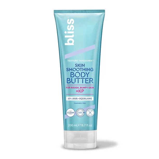 Bliss Texture Takedown Skin Smoothing Body Butter for Rough & Bumpy Skin + KP, 6.7 fl oz | Walmart (US)