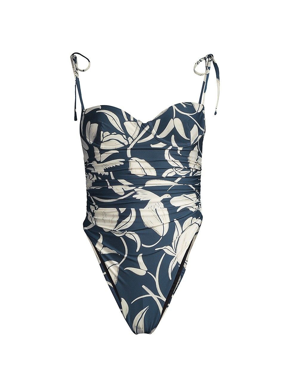Women's Simbolo Rábano Flora One-Piece Swimsuit - Blue - Size Medium | Saks Fifth Avenue