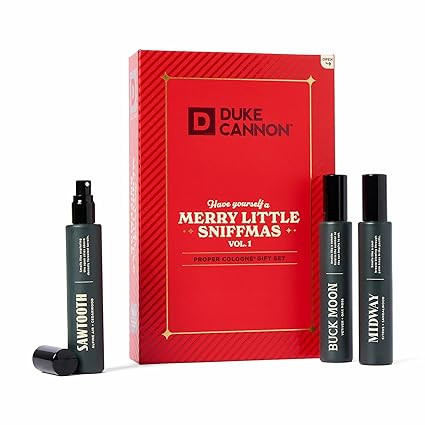 Duke Cannon Merry Little Sniffmas Giftset - travel-sized trio of Duke Cannon Proper Cologne® - H... | Amazon (US)