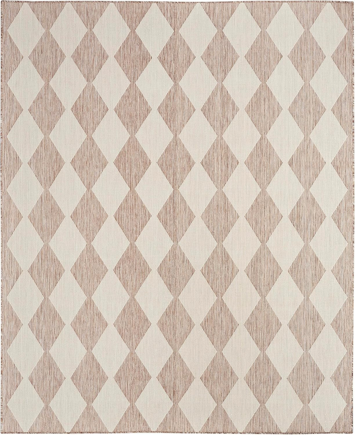 Nourison Home Positano Beige 5' x 7' Area Rug - Easy Clean, Non Shedding, Bed Room, Living Room, ... | Amazon (US)