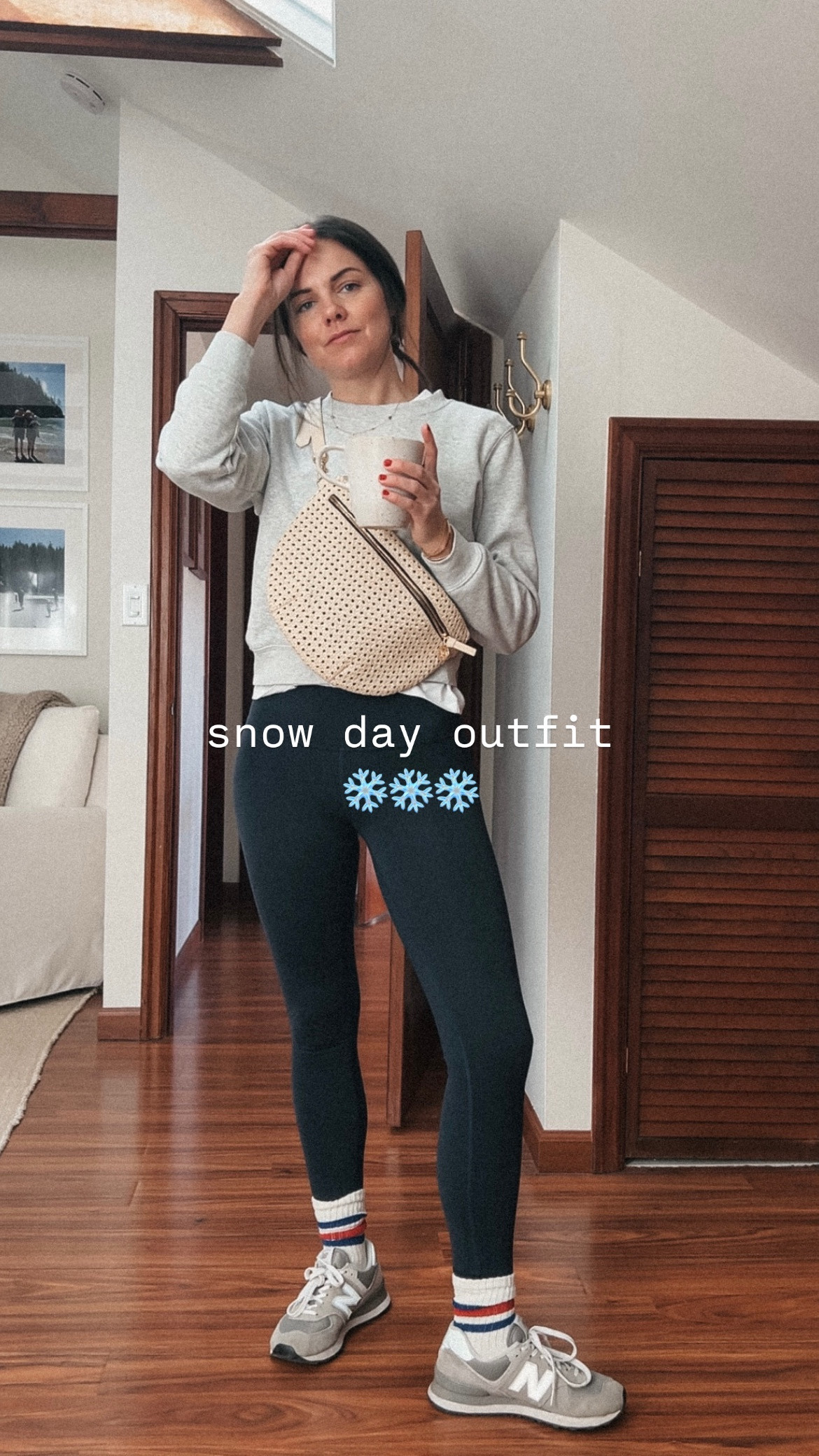 Snow Day OOTD!! ❄️ …even though there’s technically no snow on the ground. Here’s what I’m wearing (along with a big puffer jacket!). These socks are theee best and my sneaks are my go-tos. All linked in stories (or send me a DM … I got you!)

➕Follow along for daily outfit ideas - let’s get *actually* dressed each day! Because a happy outfit makes for a happy life. 🤍

#outfitoftheday #ootd #winterfashion #outfitinspiration #momstyle #everydaystyle