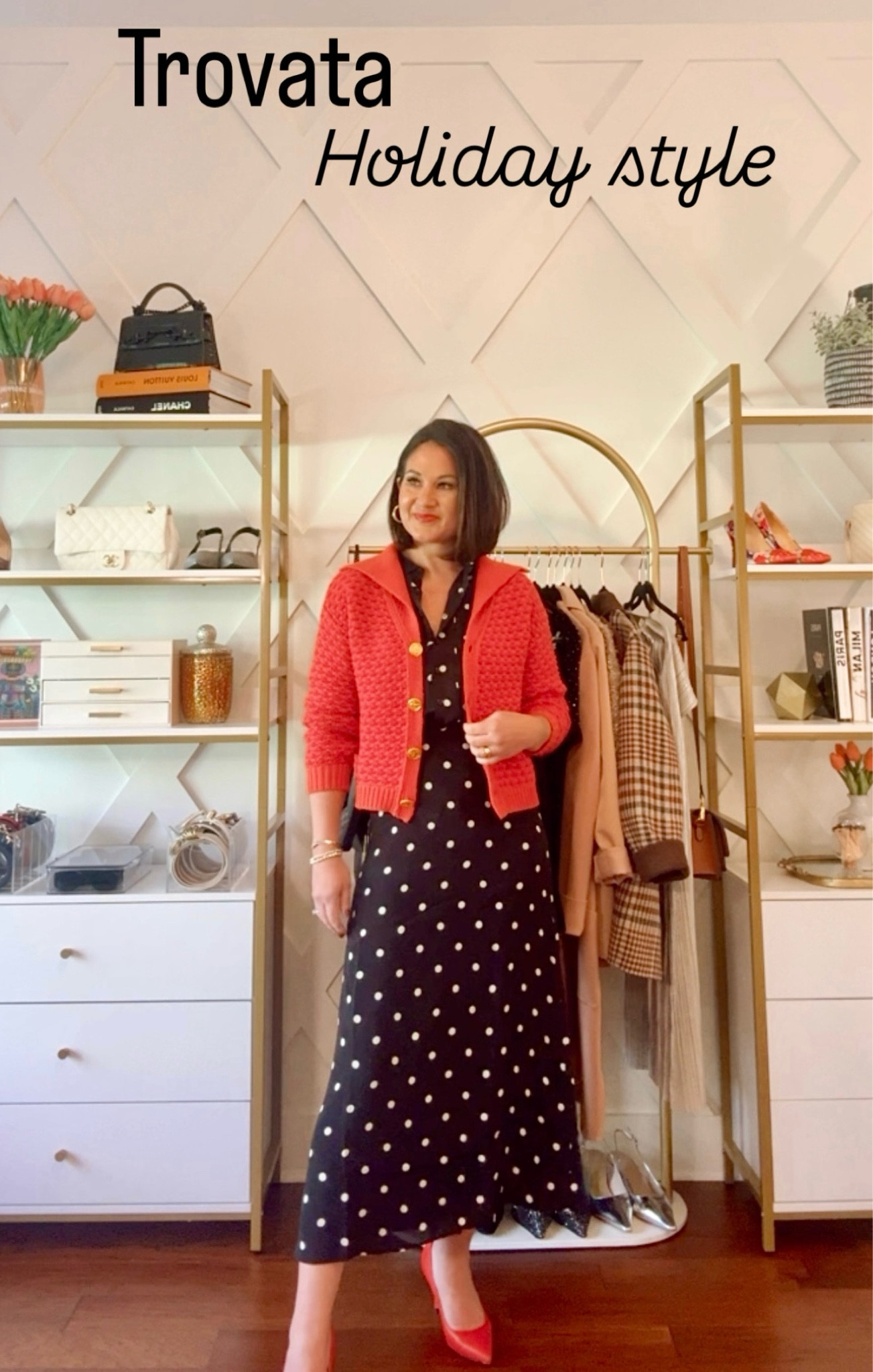 Trovata holiday look - this gorgeous two piece set (top and skirt ) can be mixed and matched and worn so many ways - wearing a 2 in skirt and xs in top and sweater. 

#LTKOver40 #LTKGiftGuide #LTKHoliday