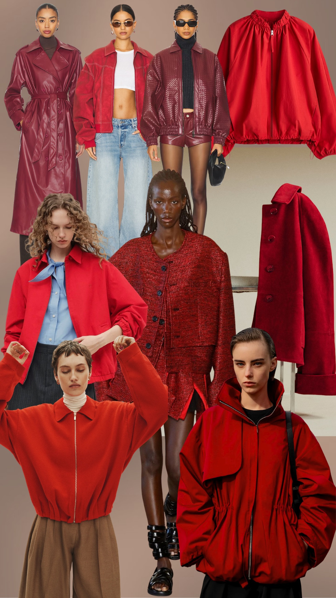 Red, In Command

Red moves differently in outerwear.
It sharpens silhouettes, deepens texture, and pulls every look into focus.

Leather trenches, sculpted bombers, softened tailoring.
One color, total authority.

red jacket, red outerwear, fashion editorial, runway inspired, statement coat, bold fashion color, modern tailoring, street style inspiration, fall winter fashion, fashion color trend

#LTKuk #LTKstyletip #LTKspring