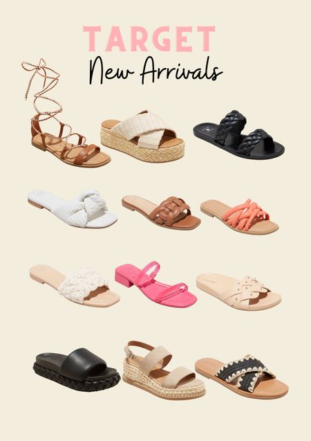 Target new arrivals!
Sandals, slides, spring shoes

#LTKstyletip #LTKshoecrush #LTKunder50