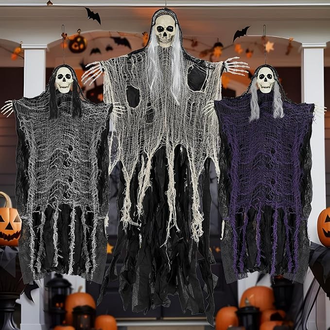 If your home isn’t spooky yet… what are you doing 😭👻 Amazon has EVERYTHING you need 🎃🖤 #halloweenready #amazonmusthaves #decorfinds #ghostfigurine #pumpkinseason #falldecor 

 #LTKSeasonal #LTKHome #LTKSaleAlert