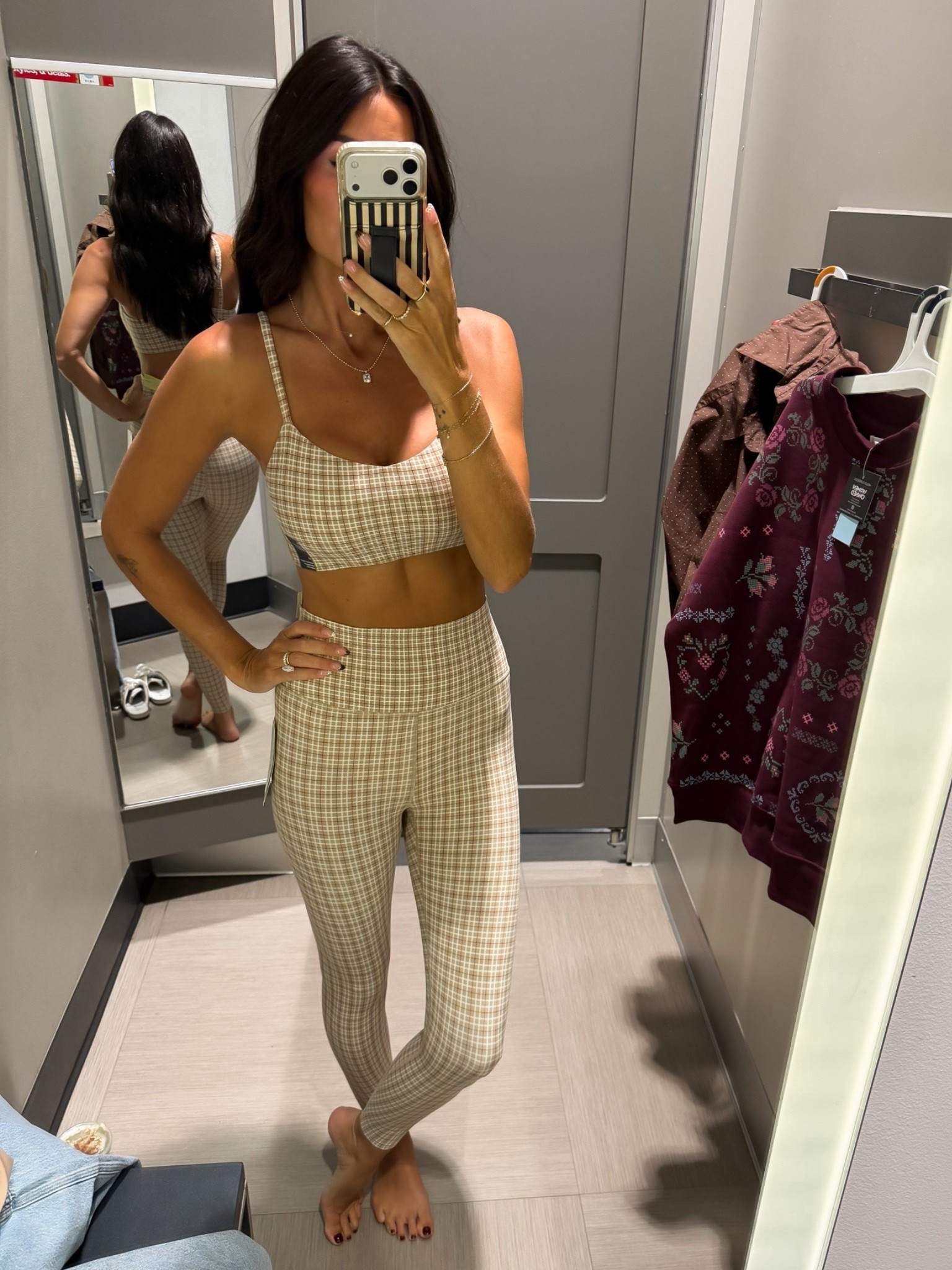 Fall workout set. Medium top and small bottoms | fall fashion haul

#LTKootd #LTKOver40