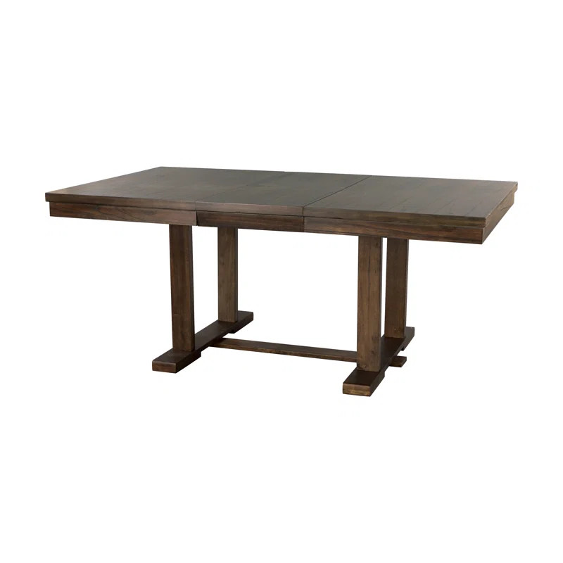 Braxton Rubberwood Solid Wood Dining Table | Wayfair North America