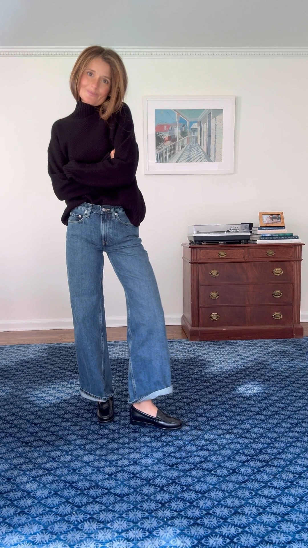 Cozy cozy knits for fall with @everlane 🍁I’ll be wearing this new black turtleneck with everything this season. 

🍂comment “FALL,” and I’ll send you a link to everything I’m wearing + all my favorite @everlane picks. I’ve also linked it all in my LTK shop so you can go shop directly from there! 

〰️ sizing notes: wearing a small in the sweater, a 25 in the jeans, and an x-small in the trench. 

#everlane #ad #liketkit @shop.ltk

#LTKFindsUnder100 #LTKSeasonal #LTKVideo