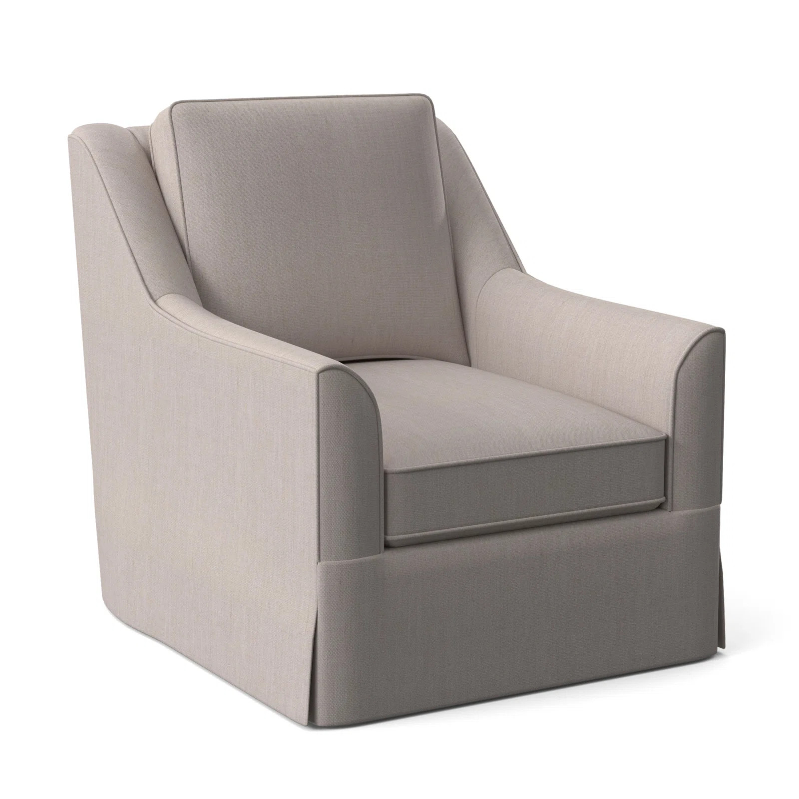 Bella 30" W Cotton Swivel Armchair | Wayfair Professional