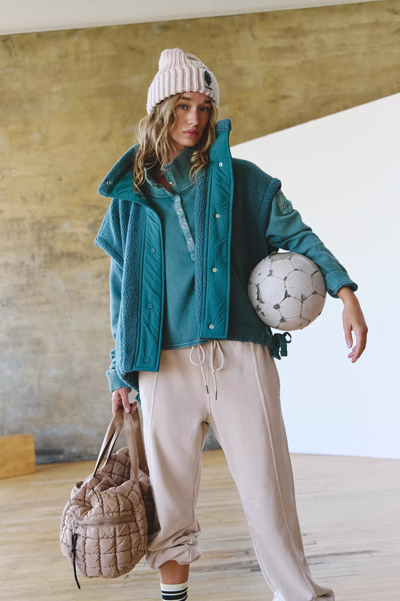 FP Movement Women's Scout It Out Fleece Vest, XS, Midnight Jade | Going Going Gone