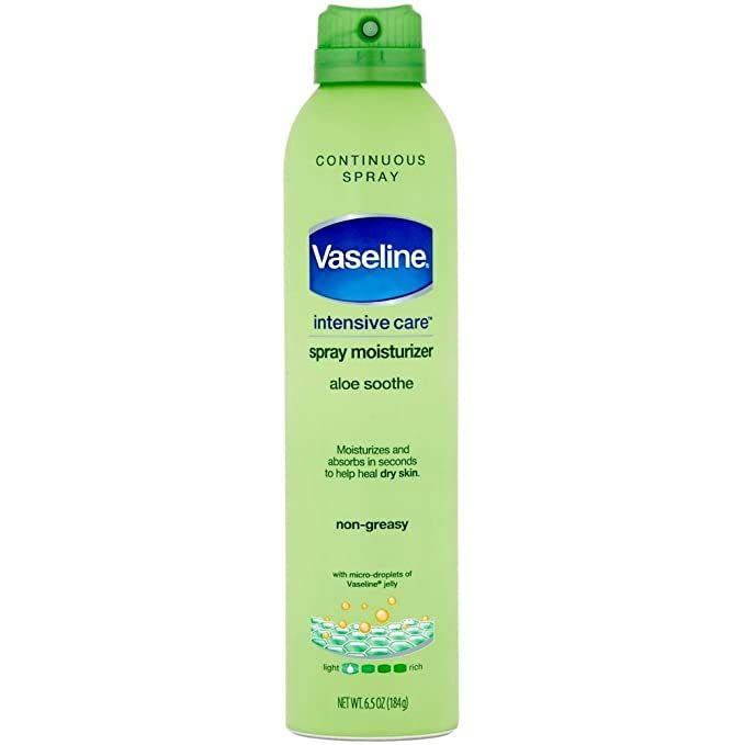 Vaseline Spray & Go Moisturizer, Aloe Fresh, 6.5 oz (Pack of 4) | Amazon (US)