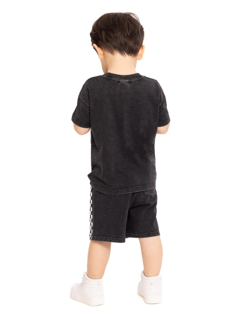 Hot Wheels Toddler Boy Short Sleeve Graphic Tee and Matching Shorts Set, 2-Piece, Sizes 12M-5T | Walmart (US)