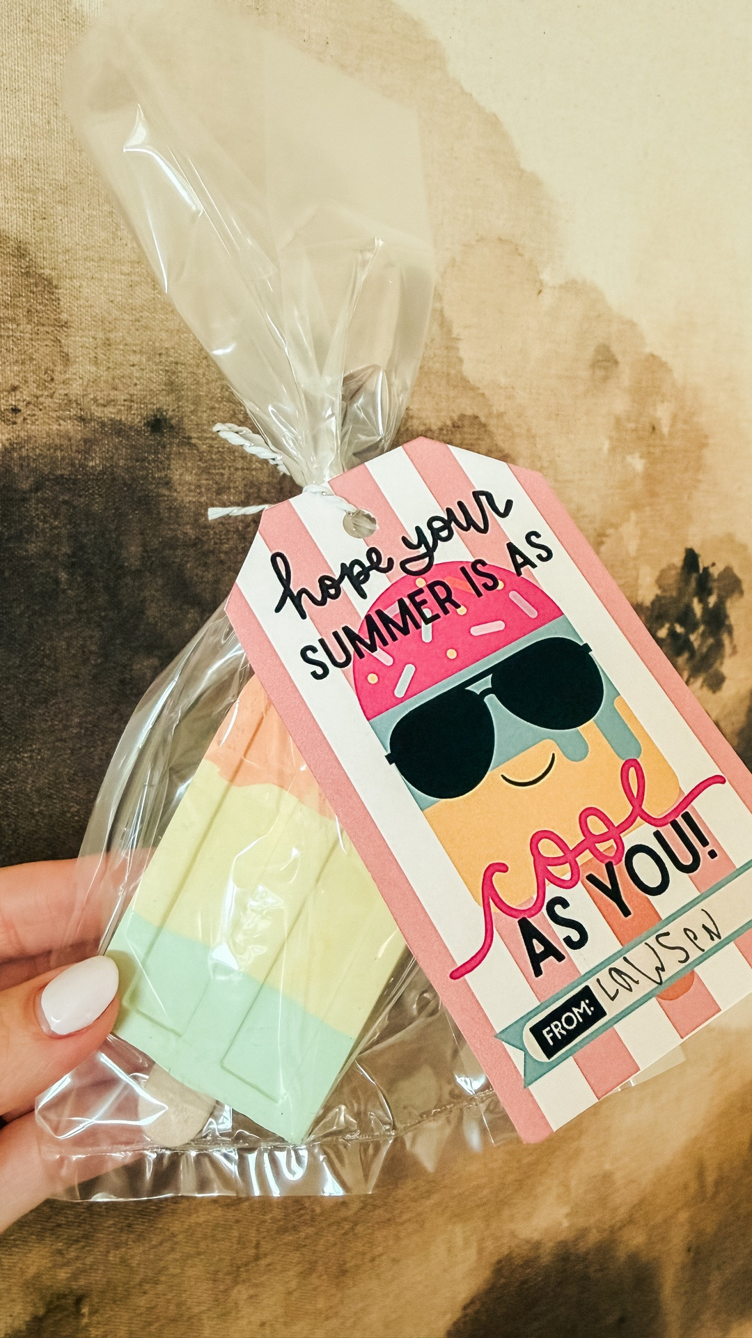 My daughter’s class is putting together an “End Of The Year Beach Bucket” on the last day of school and this is what she’s bringing! Popsicle Chalk with the cutest tag to go with it from @thelettervee

#LTKmomlife #LTKKids