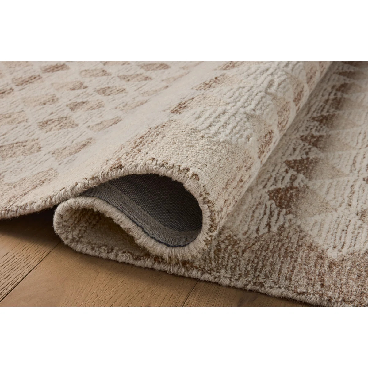Magnolia Home by Joanna Gaines x Loloi Rae Natural / Ivory Area Rug | Wayfair North America