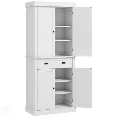 72.5" Kitchen Pantry Cabinet | Wayfair North America