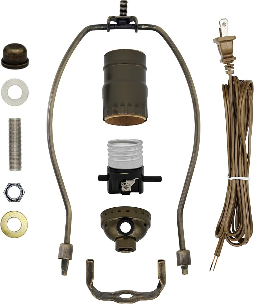 Creative Hobbies® ML93HA Antique Brass Finish Make-A-Lamp Kit with All Parts Needed and Instruct... | Amazon (US)