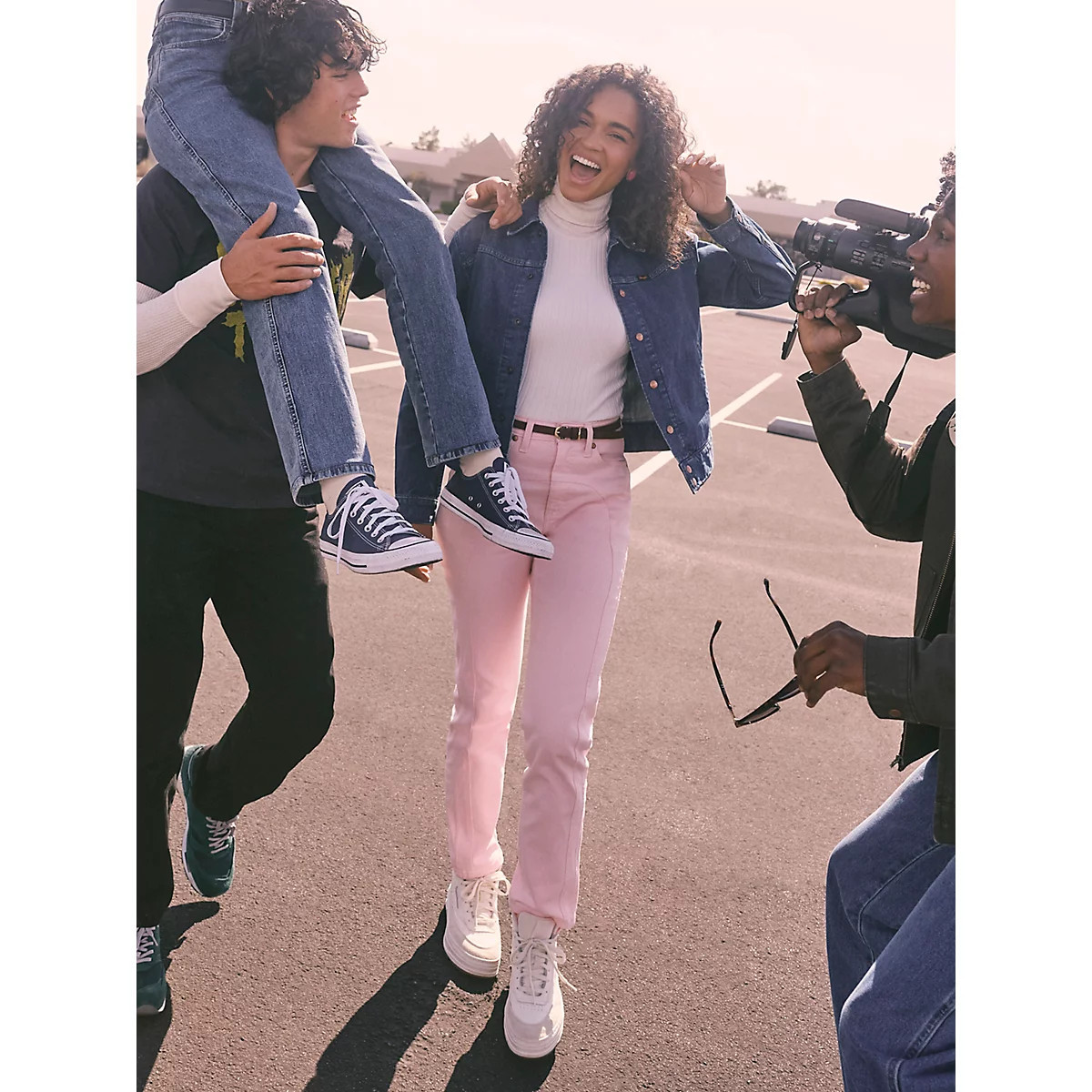 Wrangler x Stranger Things Nancy Jean in Bubble Gum Blush | Wrangler