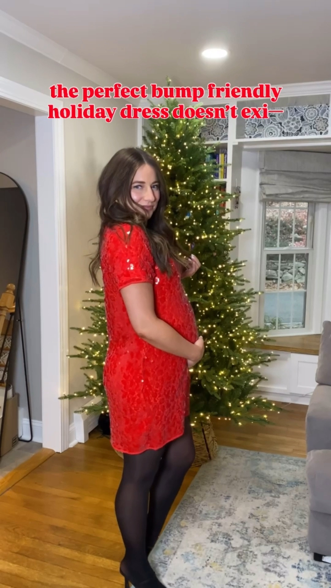 The most perfect holiday dress!!!! I sized up to M! I’m wearing size M in the tights too 

#LTKFindsUnder50 #LTKSaleAlert #LTKHoliday