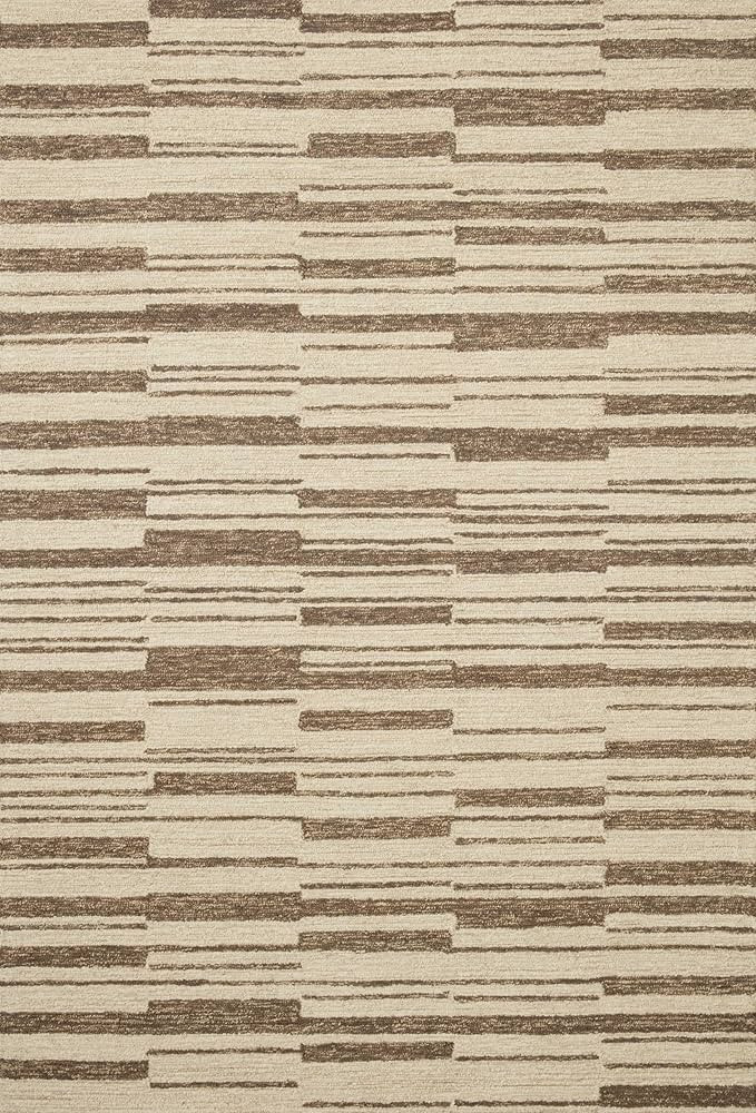 Loloi Chris Loves Julia x Polly Beige/Tobacco 8'-6" x 11'-6" Area Rug | Amazon (US)