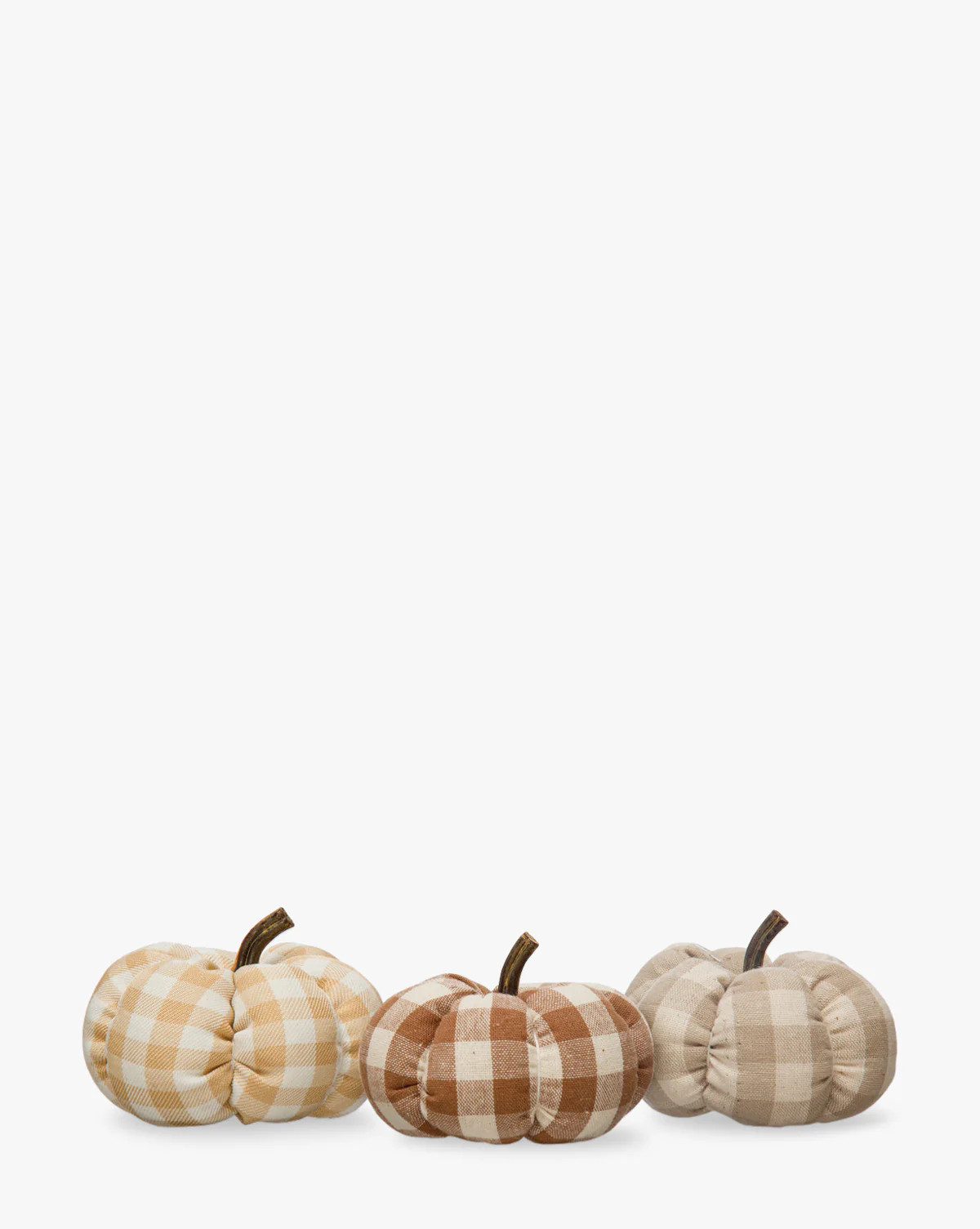 Pumpkins in Plaid (Set of 3) | McGee & Co. (US)