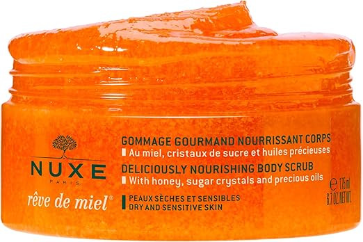 Nuxe Rêve de Miel Deliciously Nourishing Body Scrub 175ml, Exfoliating Body Treatment, Gently Re... | Amazon (UK)
