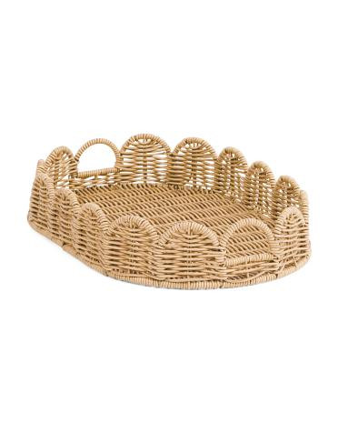 BEGONIA MARKET
resin medium oval natural scalloped edge tray

$12.99  Compare At $20 
help
 | TJ Maxx