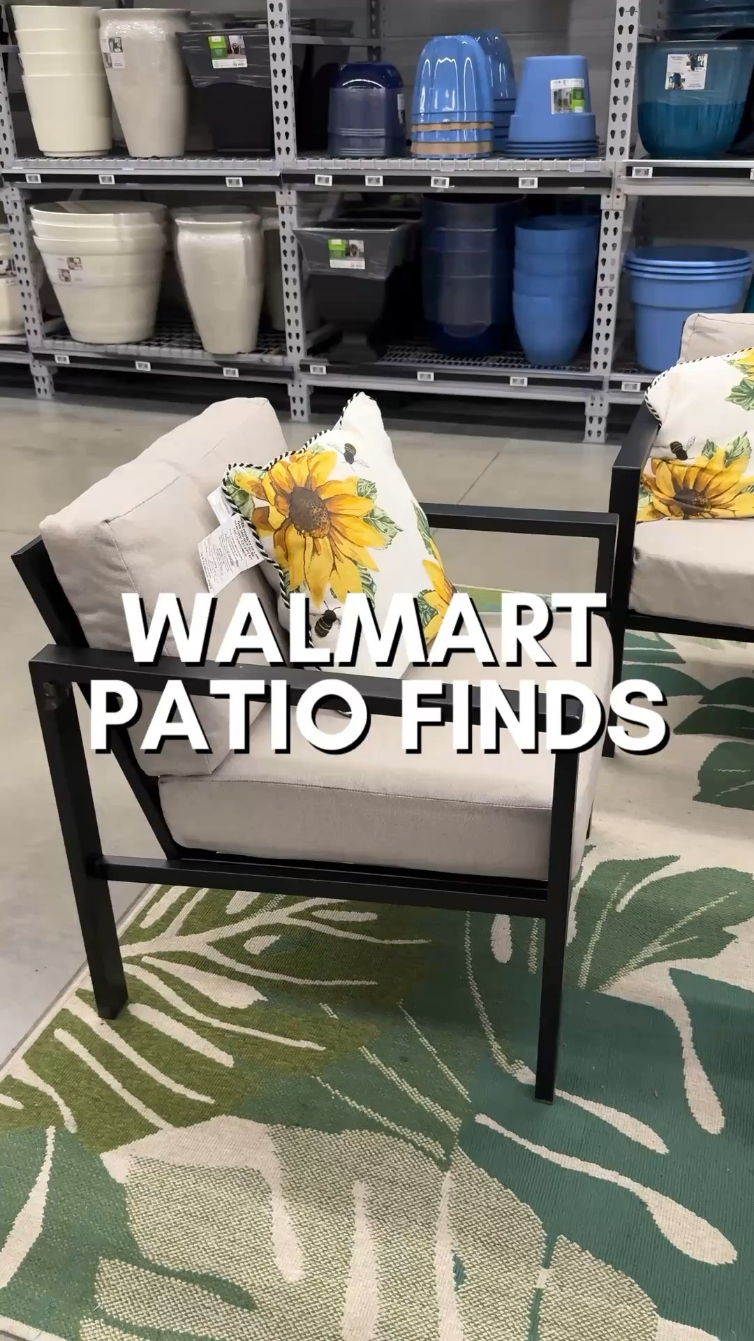 Walmart has some really nice patio items! Patio sets, outdoor seat cushions, planters, flower pots, and more! 

Outdoor furniture, patio decor, Smiles and Pearls

#LTKMothersDay #LTKSeasonal #LTKHome