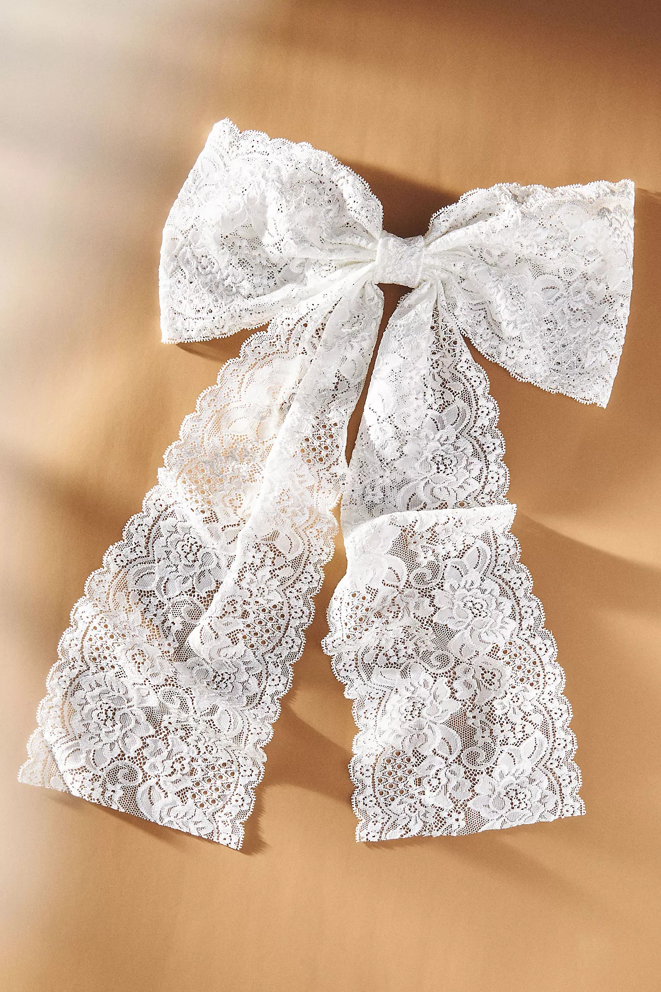 Shashi Lace Hair Bow Barrette | Anthropologie (US)