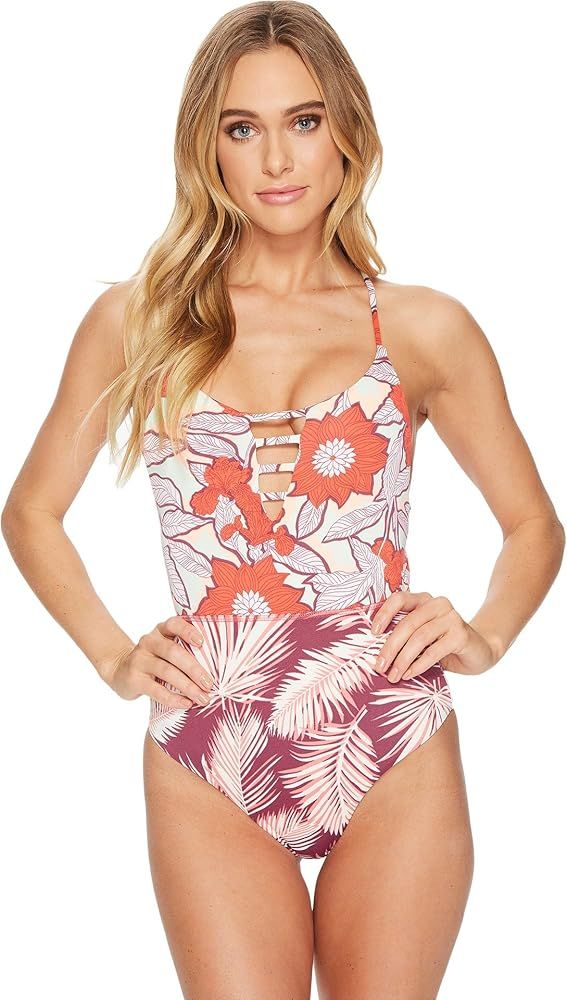 Maaji Women's Currant Colombia Lace-up Regular Rise One Piece Swimsuit | Amazon (US)