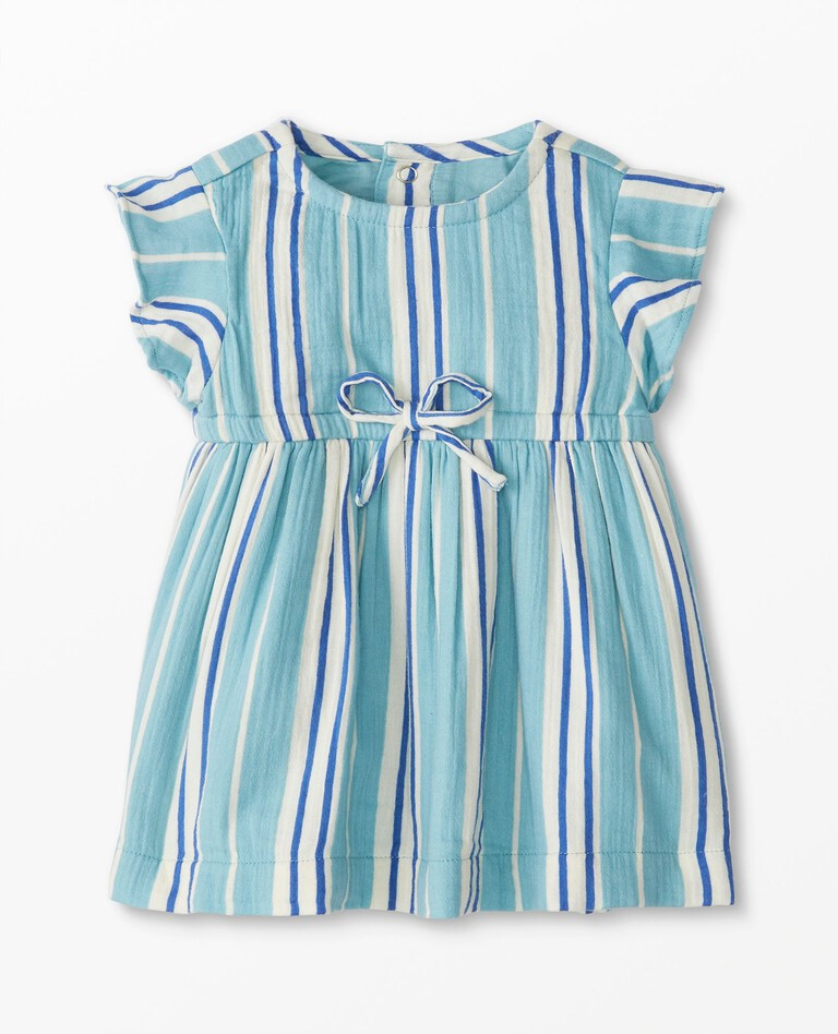 Baby Flutter Sleeve Muslin Dress | Hanna Andersson