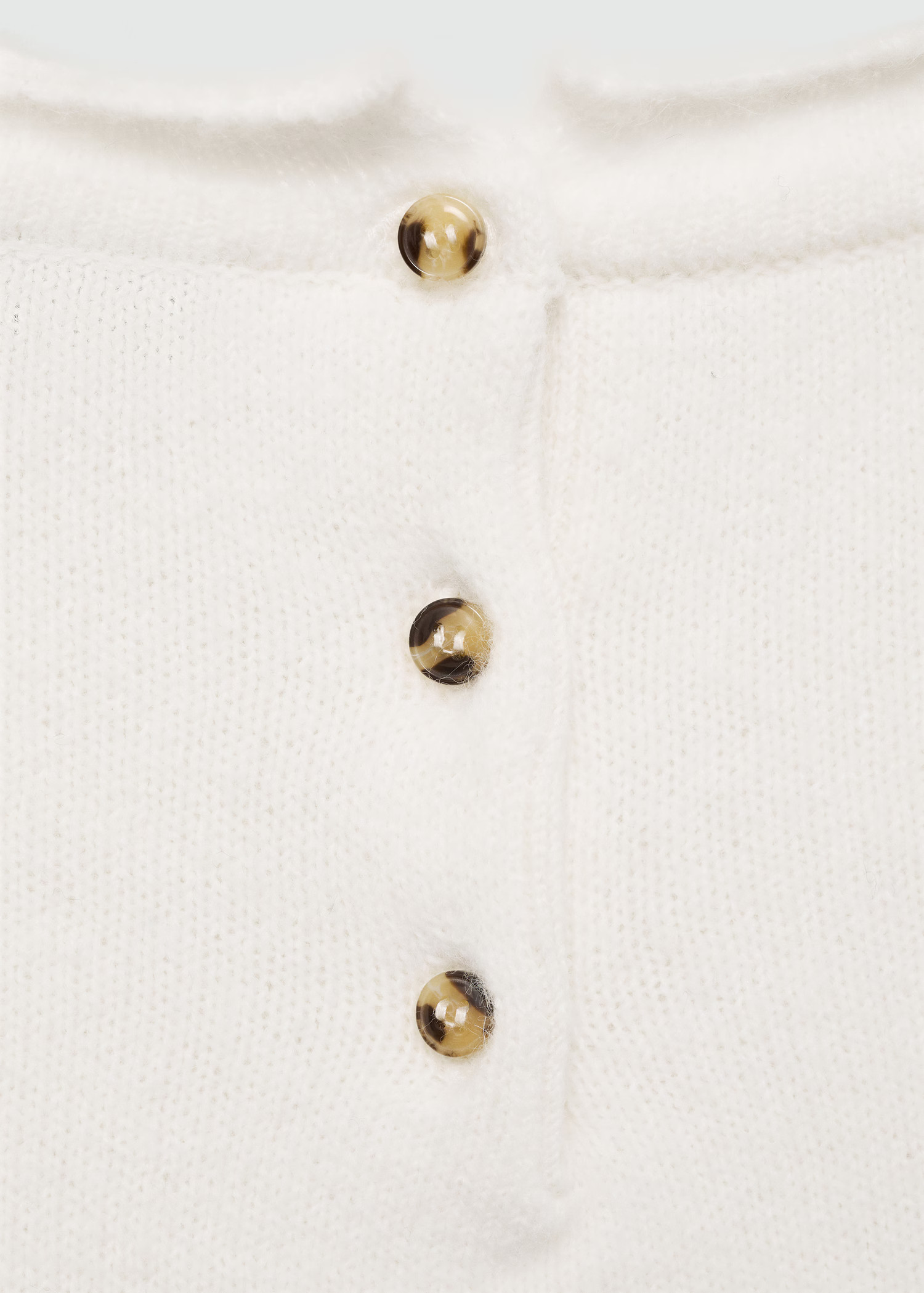 Round-neck sweater with buttons - Women | MANGO United Kingdom | MANGO (UK)