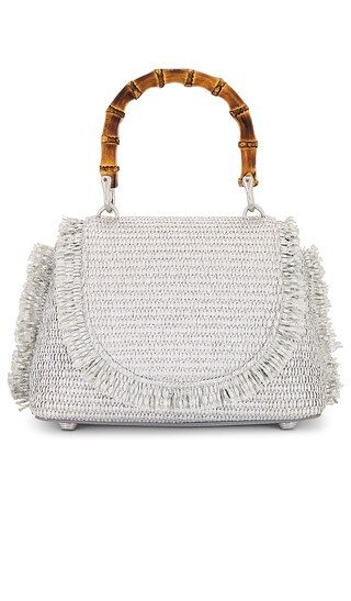 Ozzy Mini Top Handle Bag in Silver | Revolve Clothing (Global)