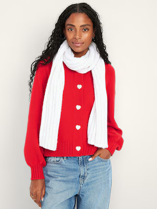 Chunky Cable Knit Scarf | Old Navy (US)