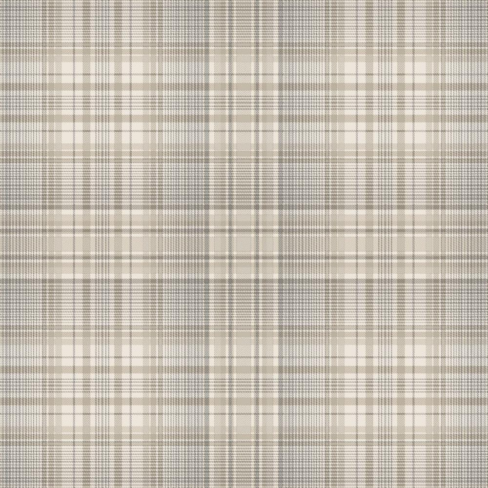 Norwall Flourish 55-sq ft Beige, Coffee, Sepia, Grey, Dove Vinyl Plaid Prepasted Soak and Hang Wallpaper one_size | AF37721 | Lowe's