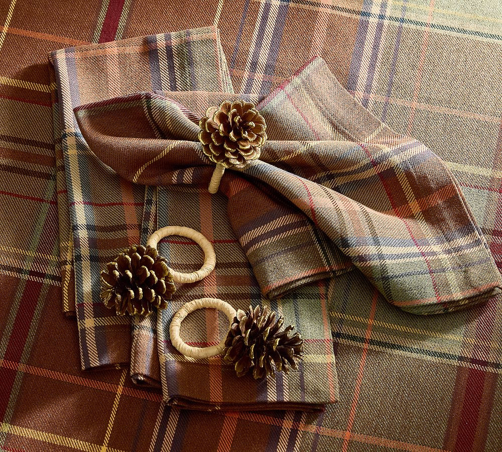 Pinecone Napkin Rings - Set of 4 | Pottery Barn (US)