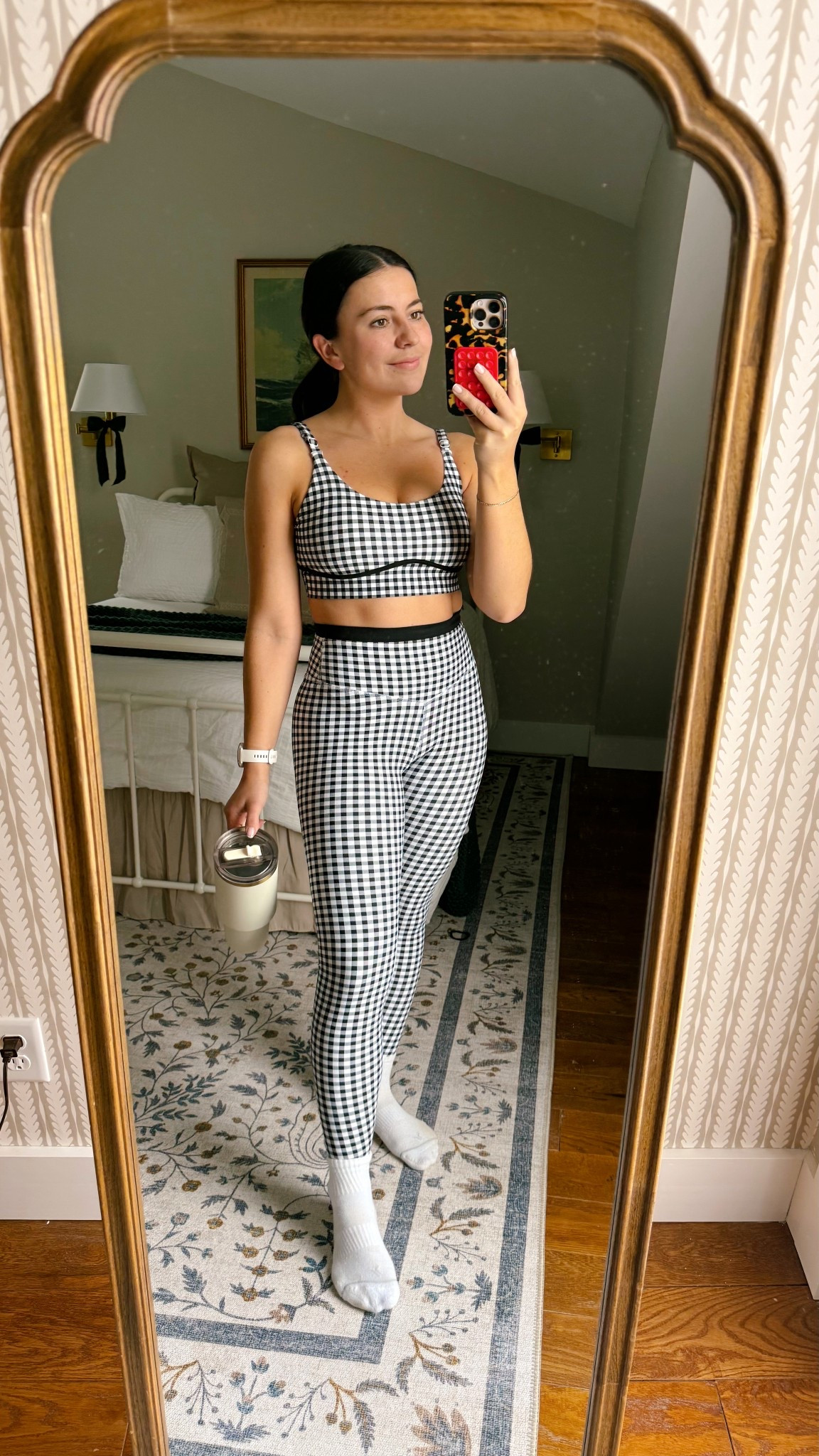 Off to hot pilates on this chilly Friday! 