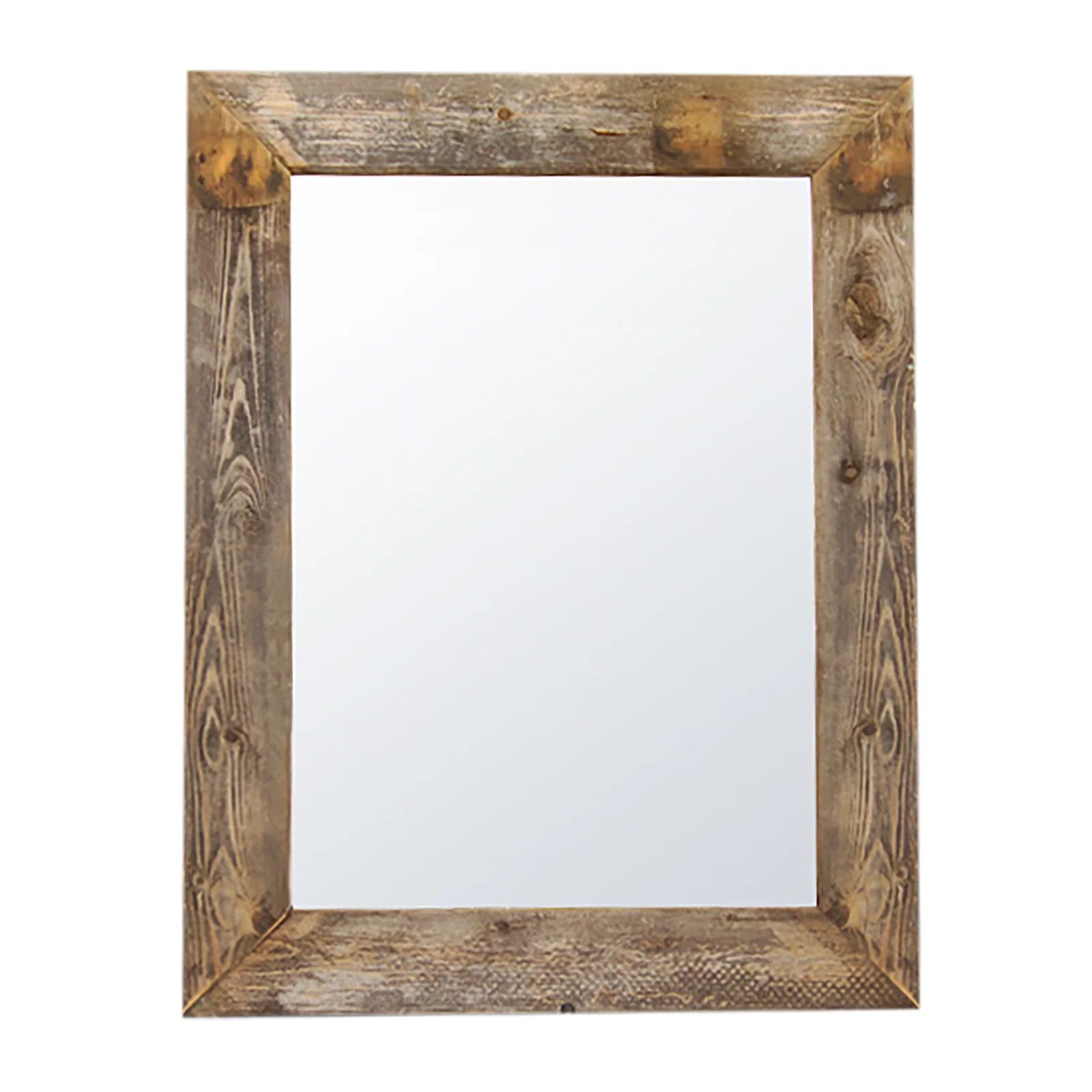 Randlett Barnwood Vanity Mirror - 24 X 31 - Natural | Wayfair North America
