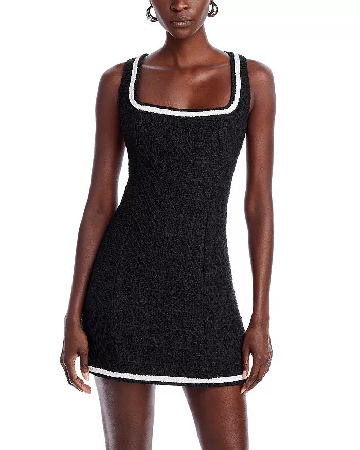 Tweed Square Neck Mini Dress - 100% Exclusive | Bloomingdale's (US)