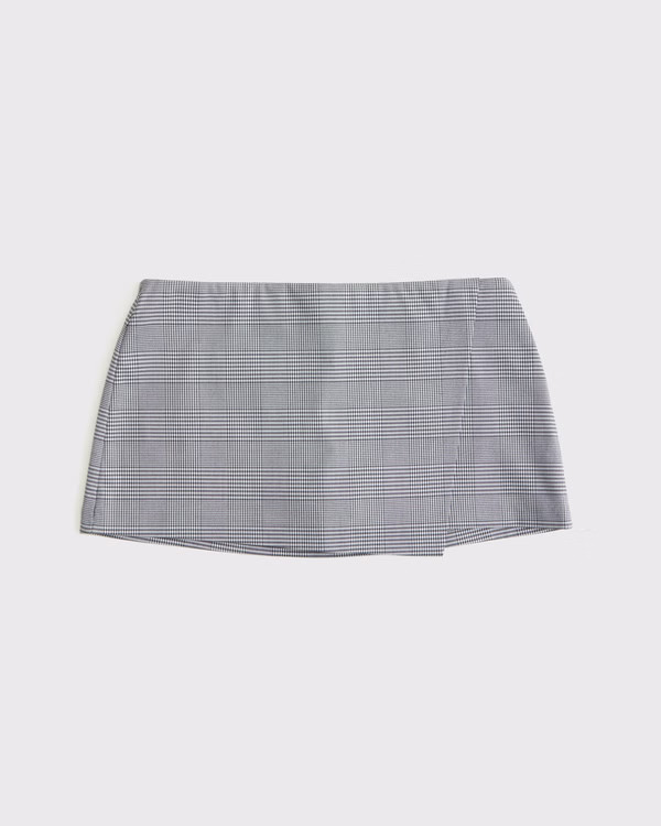 Women's The A&F Scarlett Low Rise Micro Wrap Mini Skort | Women's Bottoms | Abercrombie.com | Abercrombie & Fitch (US)