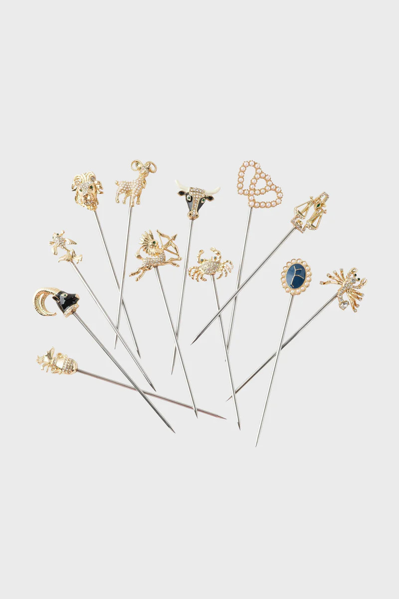 Zodiac Cocktail Picks Gift Set | Tuckernuck (US)